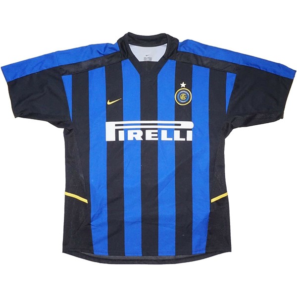 Tailandia Camiseta Inter Milan 1st Retro 2002 2003 Azul
